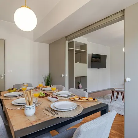 公寓 Hostwise - Bright & Spacious Flat W/ Garage
